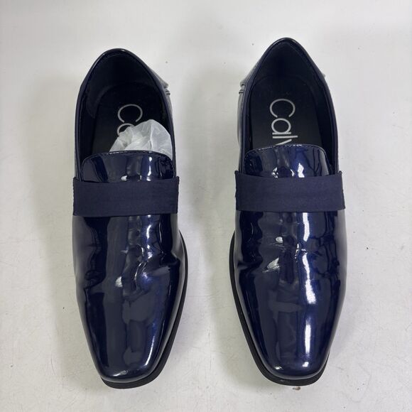 Calvin Klein Bernard Loafer Navy Men’s US 8 EU 41 Patent Leather Dress Shoes main image 5